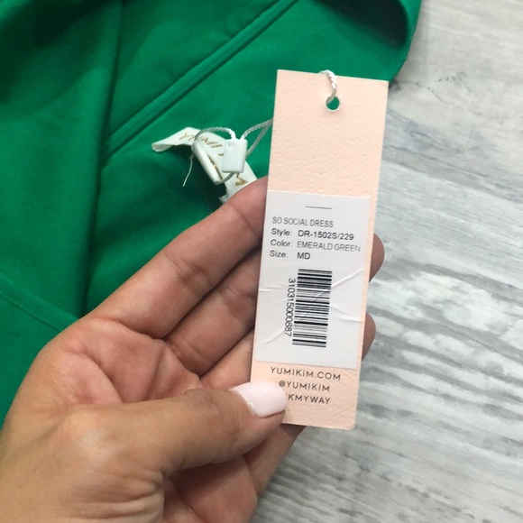 Yumi Kim So Social Emerald Green NEW Dress Medium - Picture 6 of 7